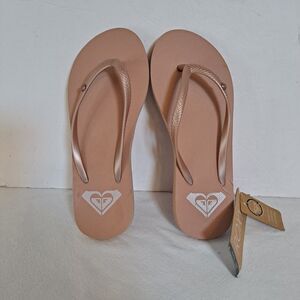 Roxy Bermuda II Women's Flipflops Size 5 Rose